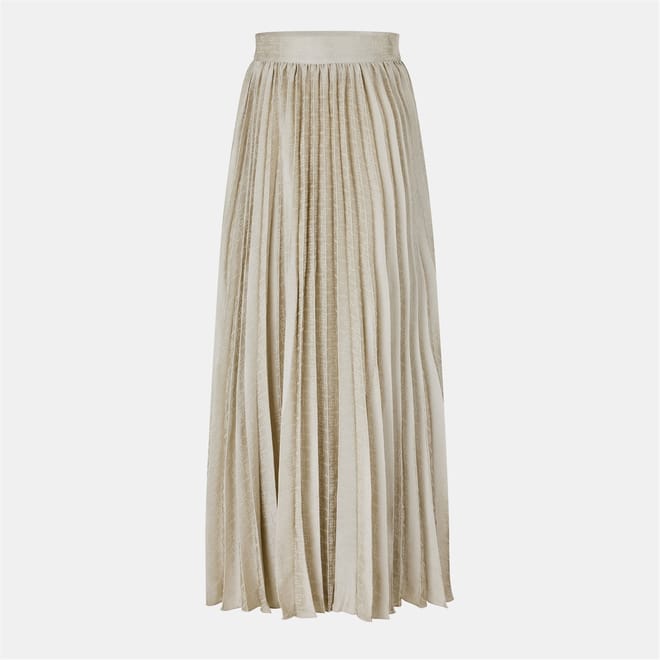 Monogram Maxi A-Line Skirt