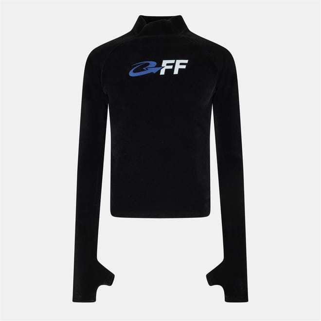 Slim Fit Mock Neck Thumb Hole Sleeve T-Shirt