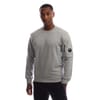 Diagonal Raised Fleece Lens Crewneck Sweatshirt