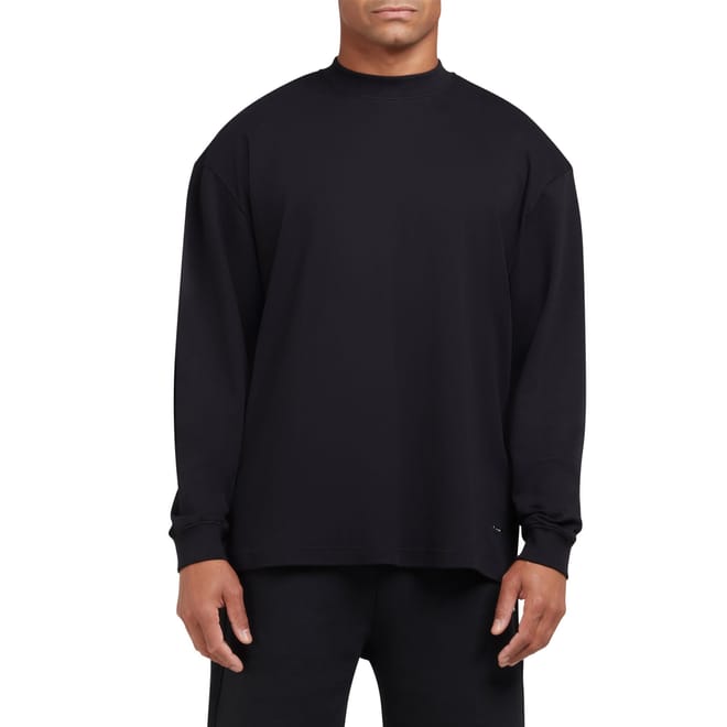 Long Sleeve Oversized Interlock T-Shirt