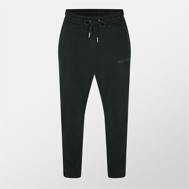 Jacquard Solid Patterned Straight Joggers