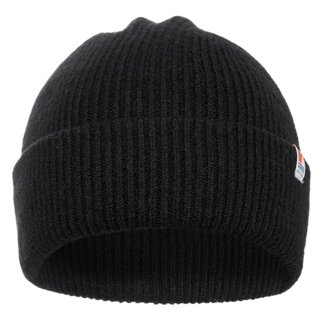 Logo Print Adjustable Cuff Beanie
