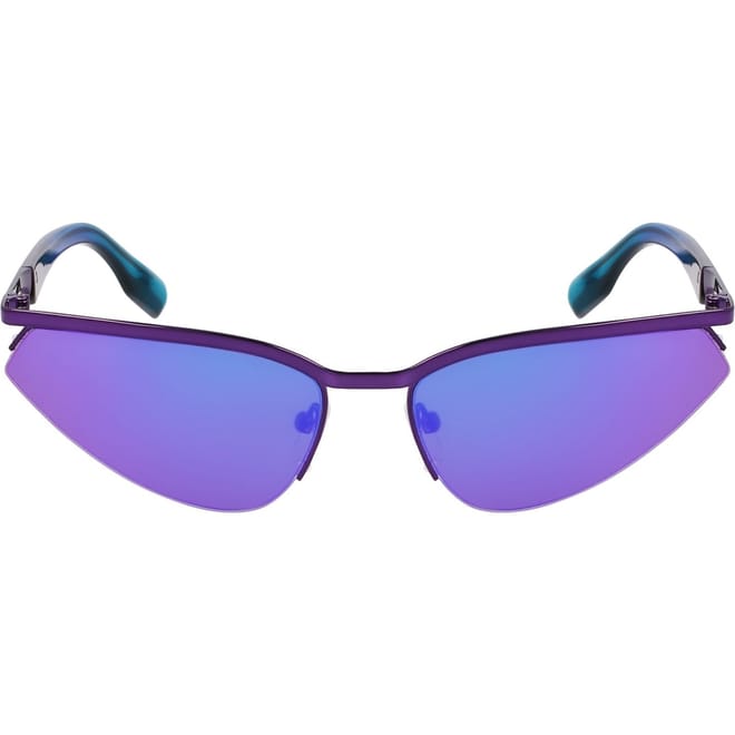 Rectangle Half Rim Sunglasses