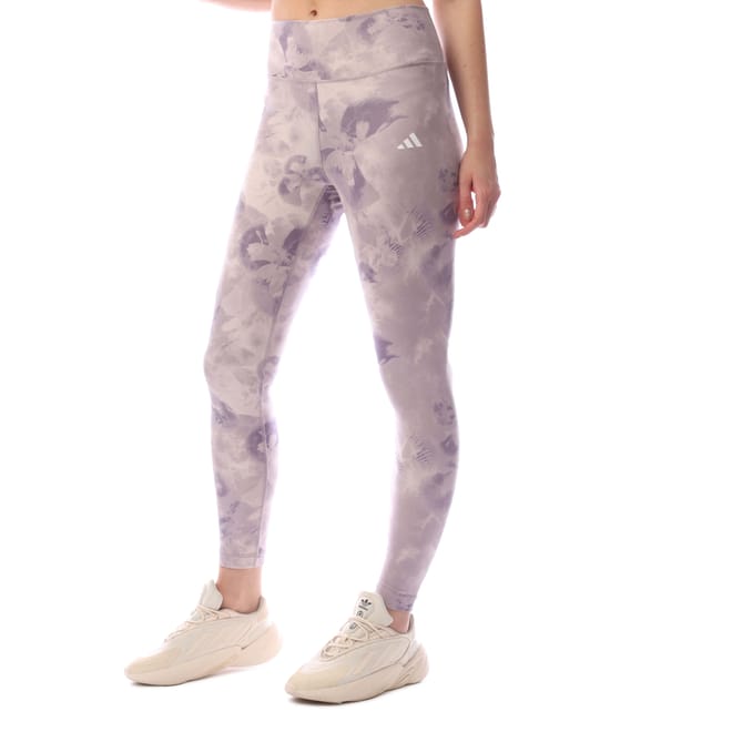 Train Essentials AOP Flower Tie-Dye Leggings