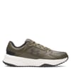 Edge Leather Lace-Up Low Top Sneakers
