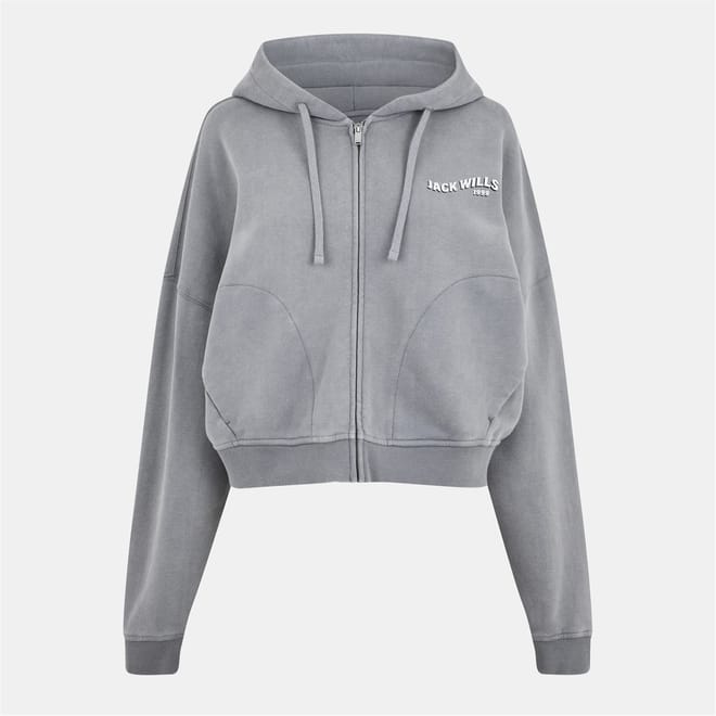 Washed Zip Hood