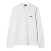 Embroidered Collared Long Sleeve Polo