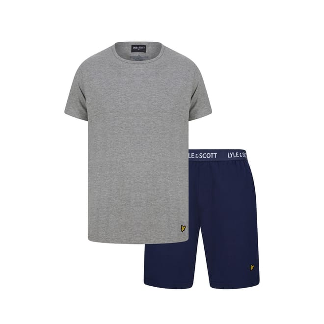 Crew Neck Short Sleeve Pyjama Set