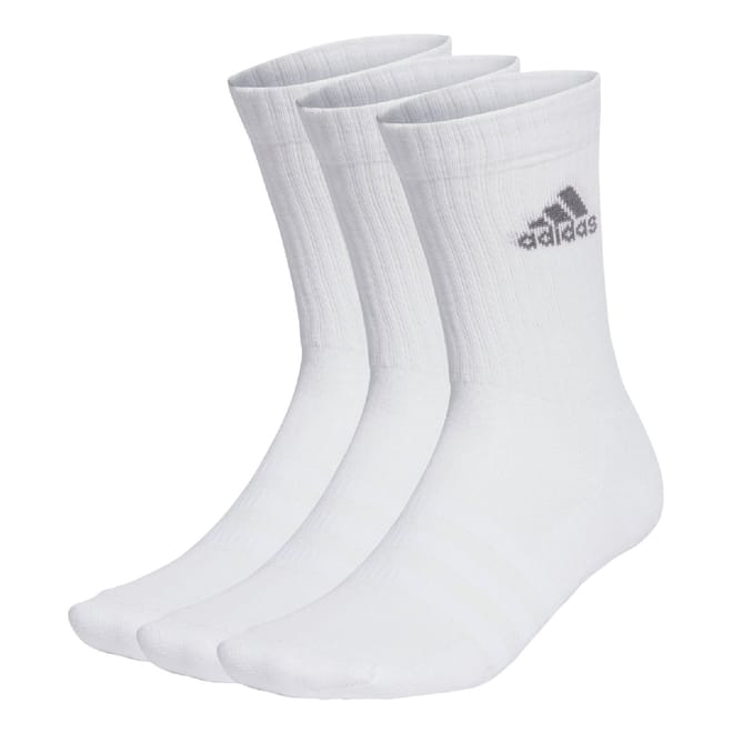 3 Pairs Cushioned Crew Socks