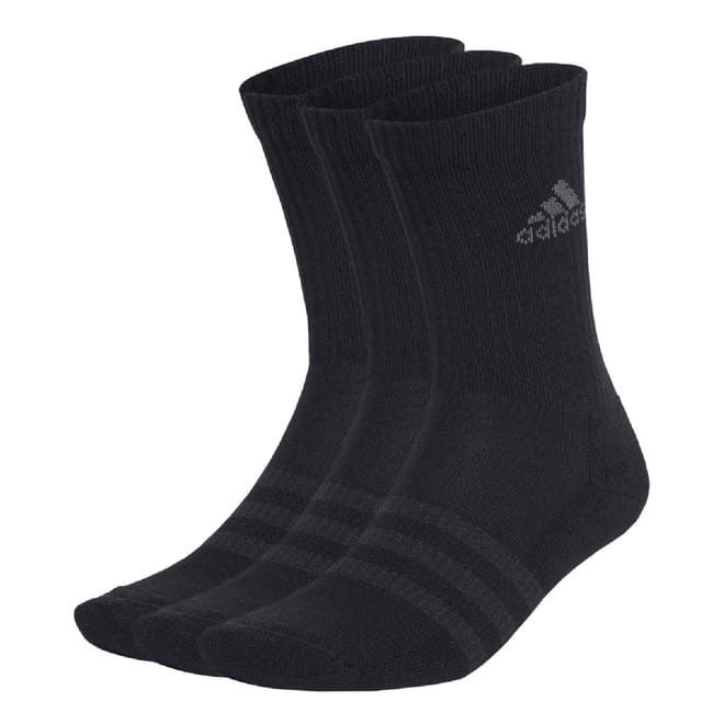 3 pairs Cushioned Crew Socks
