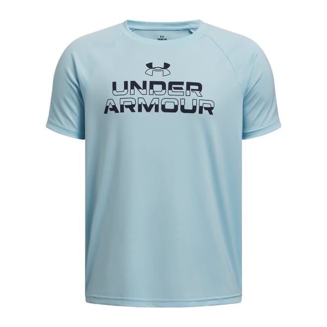 Juniors Tech Split Wordmark T-Shirt