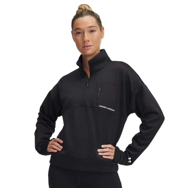 Armour Woven Fleece Half-Zip Top