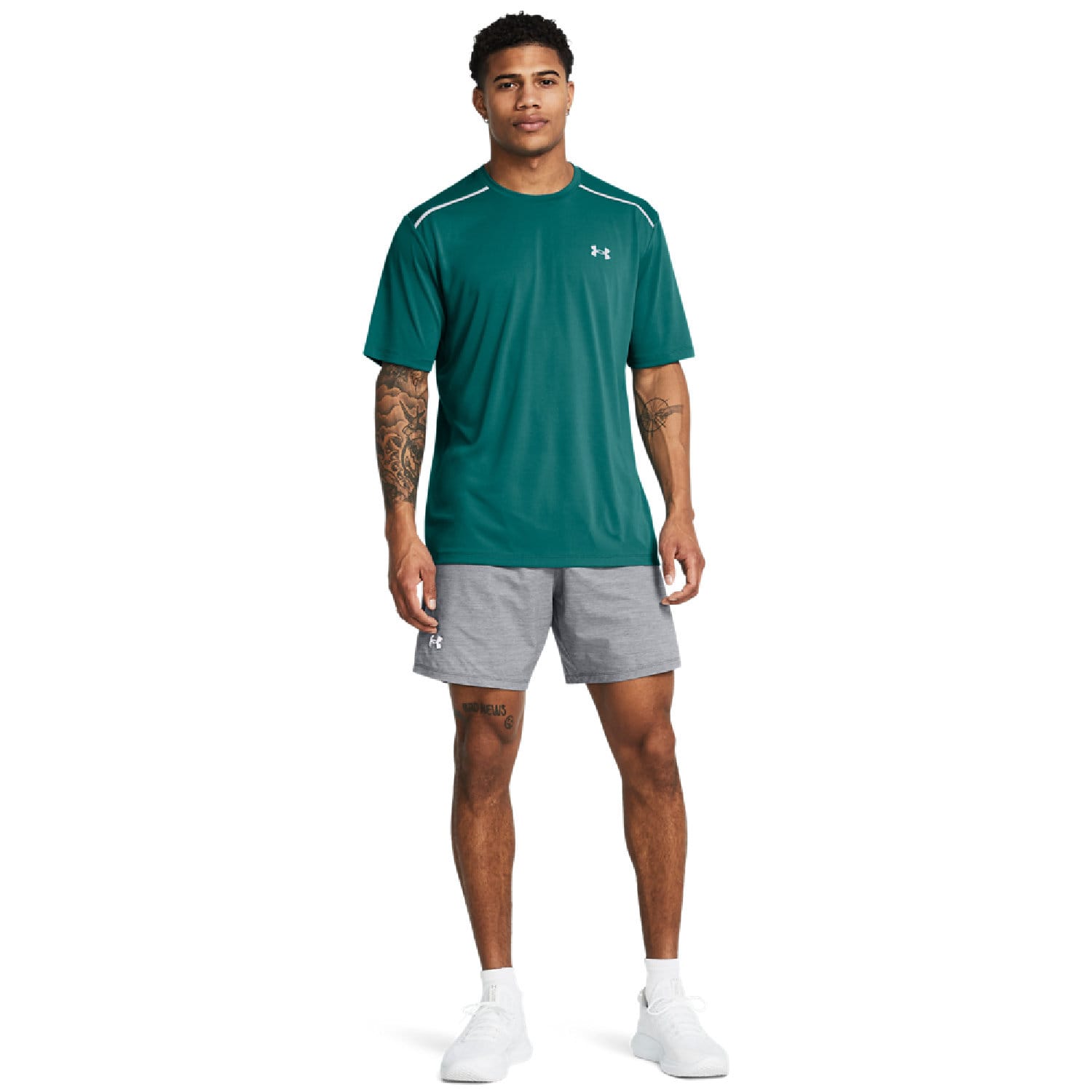 Grey Under Armour Launch Shorts - Get The Label