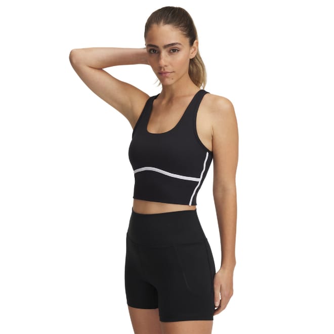 Meridian Piped Crop Tank Top