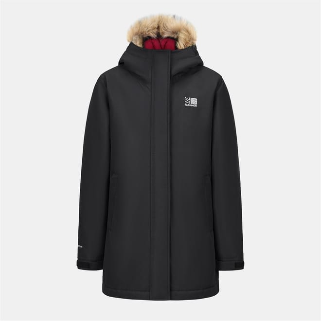 Urban Solid Patterned Hooded Parka Coat