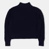 Turtle Neck Long Sleeve Cable Knit Sweater
