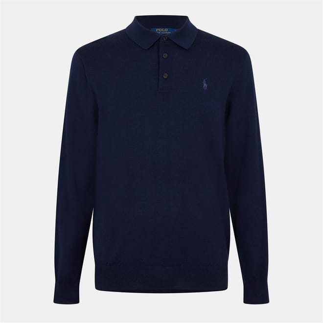 Merino Collared Long Sleeve Sweater