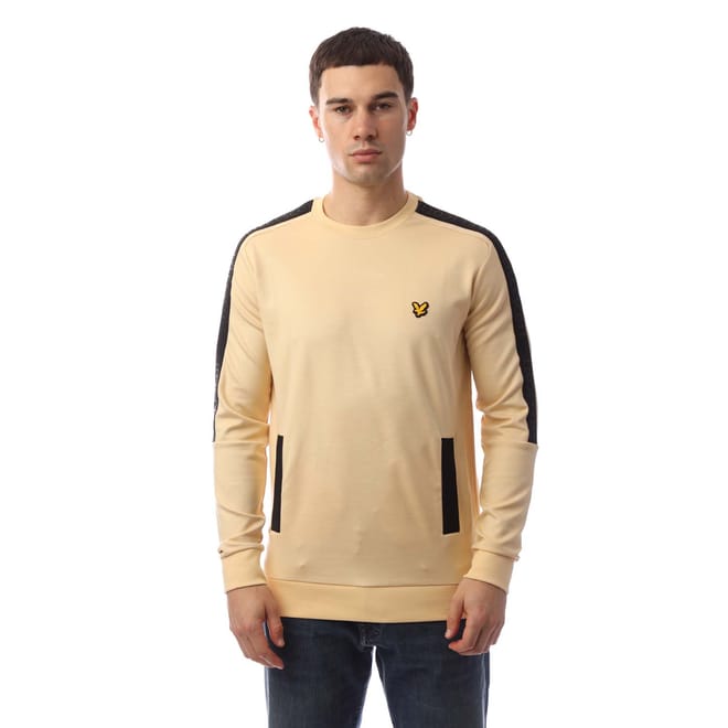 Pocket Branded Crew Sweatshirt
