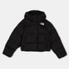G Down Hooded Jacket Tnf Blac