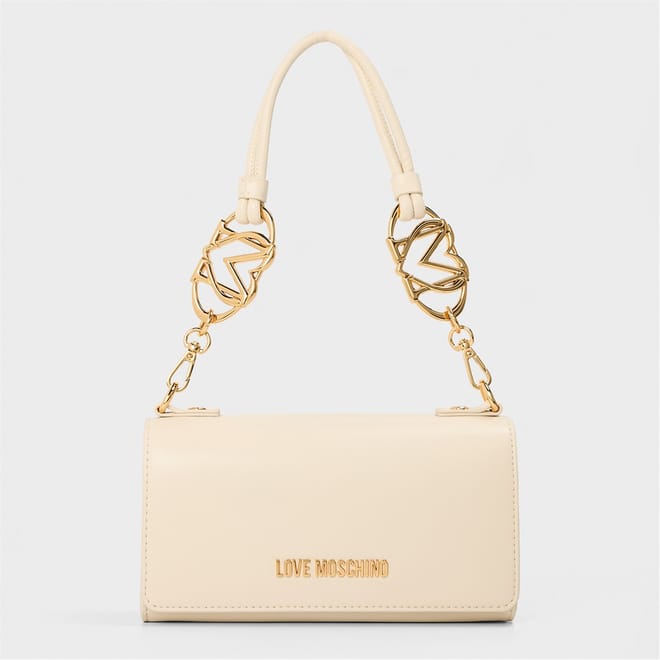 Jewel Rectangle Shape Handbag with Chain