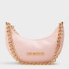 Bold Love Crescent Shape Hobo Bag with Chain
