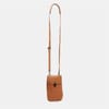 Rectangle Shape Phone Pouch with Black Hardware