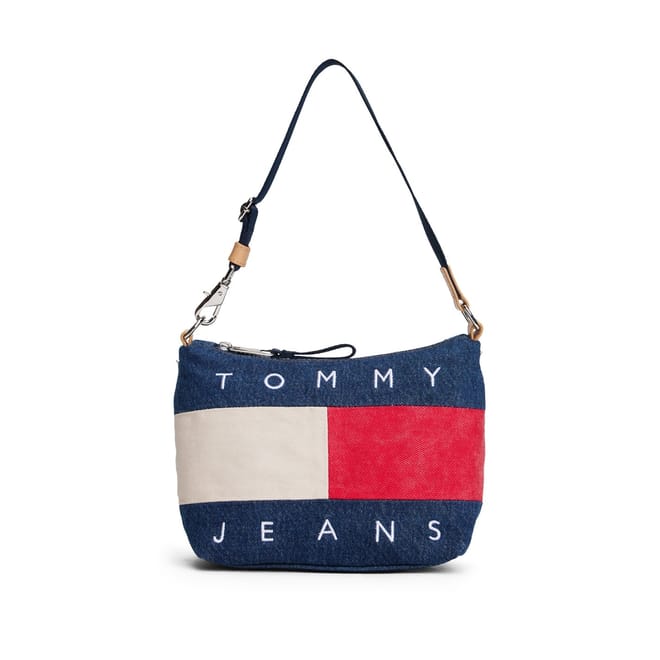Archive Color Block Hobo Bag with Logo