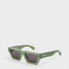 Manchester 53 Rectangle Full Rim Sunglasses