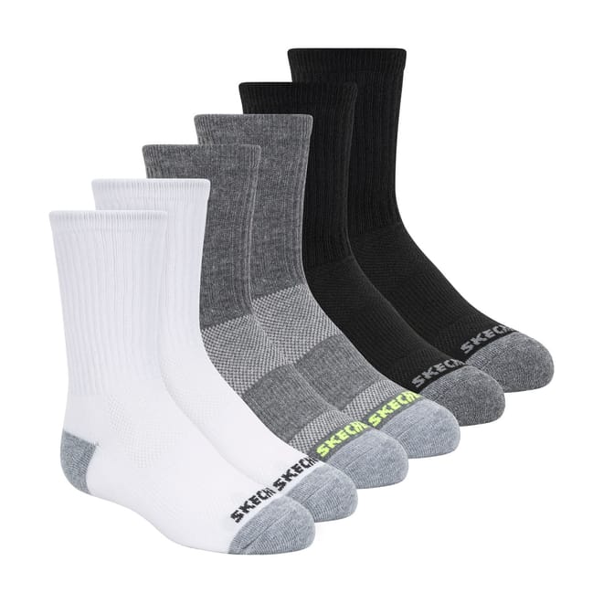 Juniors 6 Pack of Crew Socks