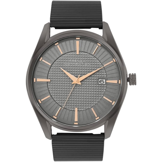 Connection Grey Dial Analog Watch For Men