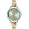 Womens Floral Printed Strap Watch