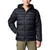 Buck Butte Hooded Solid Patterned Puffer Jacket