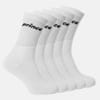 5 Pack Tennis Lettering Crew Socks