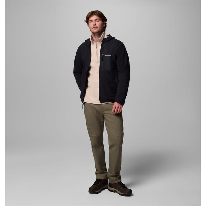 Fast Solid Patterned Hooded Full Zipper Jacket