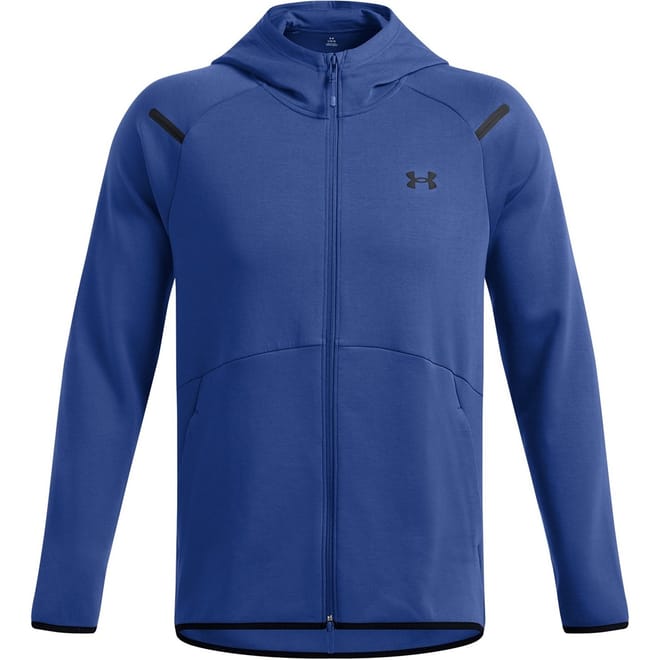 Mens Armour Ua Unstoppable Fleece FulL-Zipullover Hoody Eu Hoody