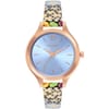 Womens Floral Printed Strap Watch