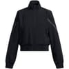 Solid Patterned Zip Neck Training Jacket