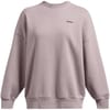 Icon Crew Neck Ribbed Collar Long Sleeve Sweatshirt