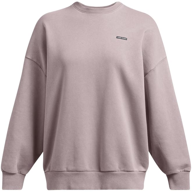 Icon Crew Neck Ribbed Collar Long Sleeve Sweatshirt