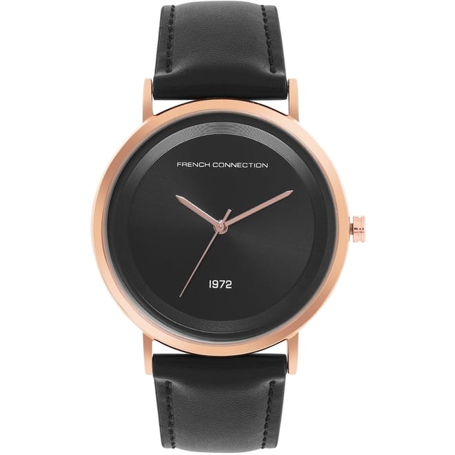 Connection Men Crizel Black Dial Analog Watch