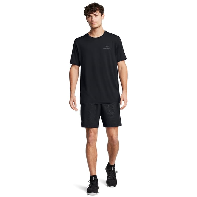 Mens Armour Ua Woven Emboss Short Tracksuit