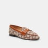 Geometric Patterned Sculpted Penny Loafers