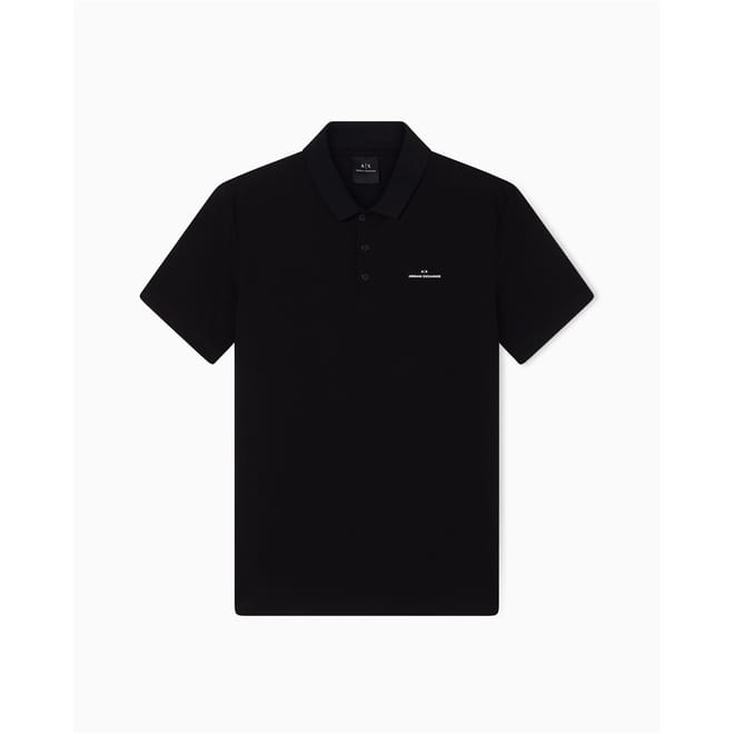 Exchange Collared Neck Short Sleeve Polo Shirt