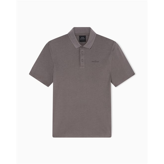 Exchange Collared Short Sleeve Polo Shirt