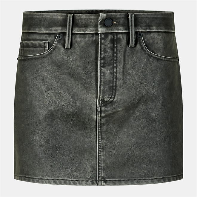 Good Leather 5 Pocket Mini Skirt