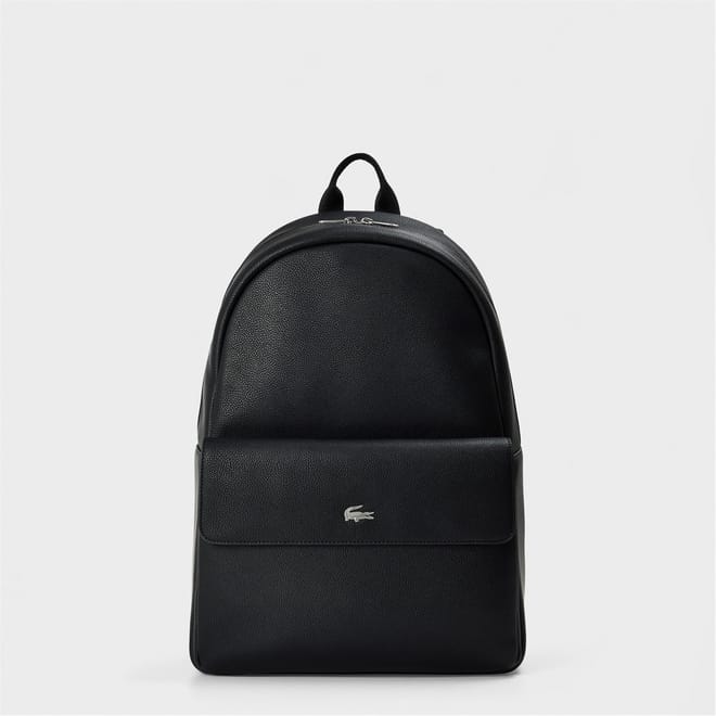 Business Backpack with Silver Tone Hardware