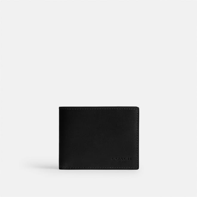 Rectangle Shape Billfold Wallet with Embossed Logo
