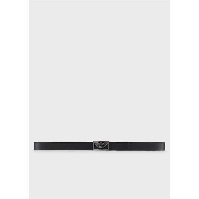 Eagle Plate Leather Belt