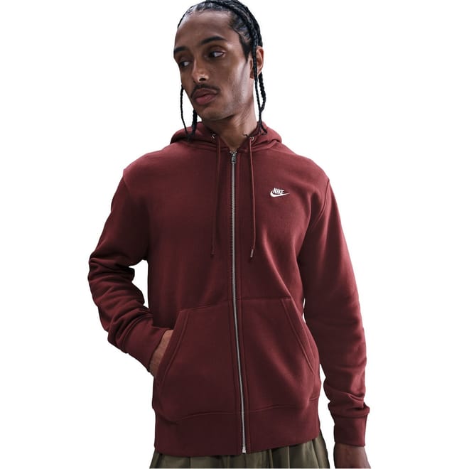 Mens Sportswear Club Fleece Full Zip Hoodie
