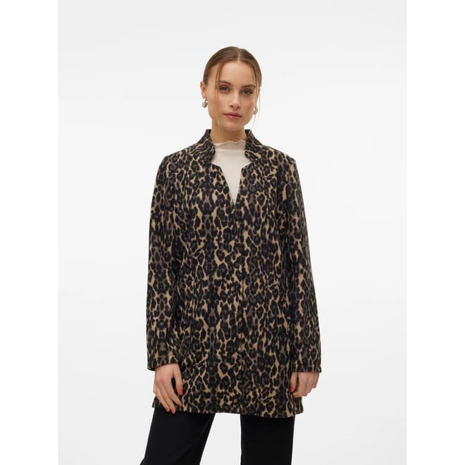 Brushed Katrine Leopard Print Jacket
